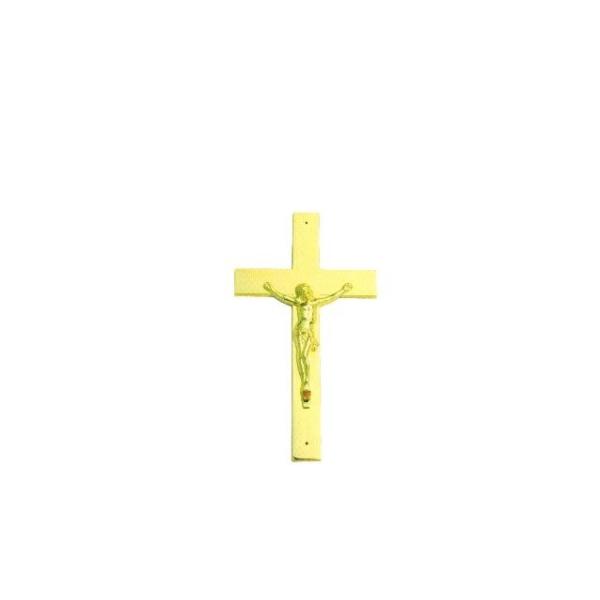 8 Inch Plastic Crucifix 19.5*11cm Vacuum Metalization Coated