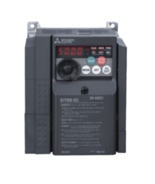 Série do inversor 3.7kw FR-D700 do estojo compacto de FR-D720-3.7K Mitsubishi