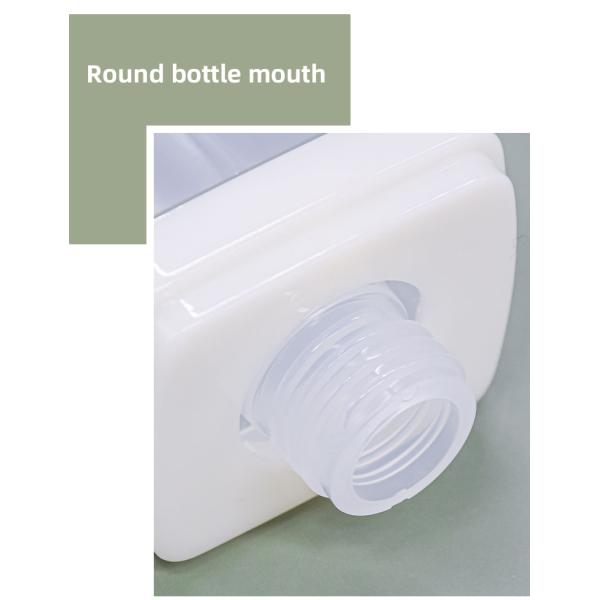 Акриловый безвоздушный квадрат бутылки 100ml для сливк заботы кожи