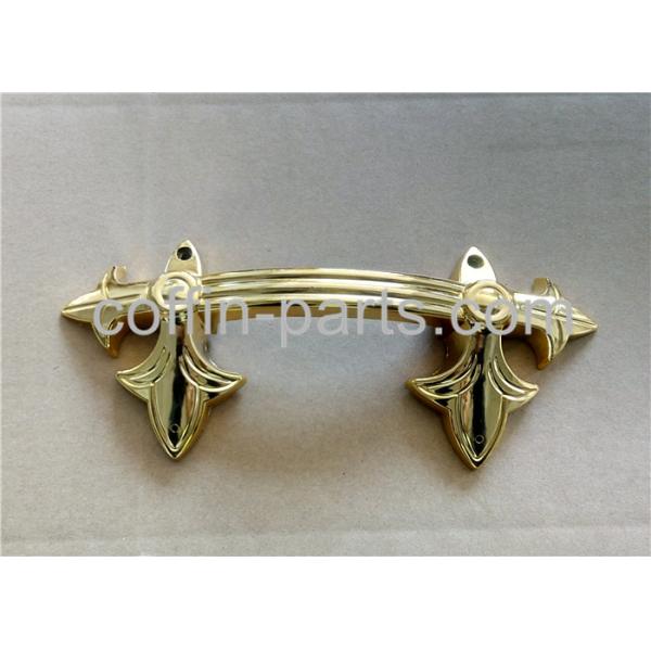 Funeral Gold PP Recycle Plastic Coffin Handle Ornamental
