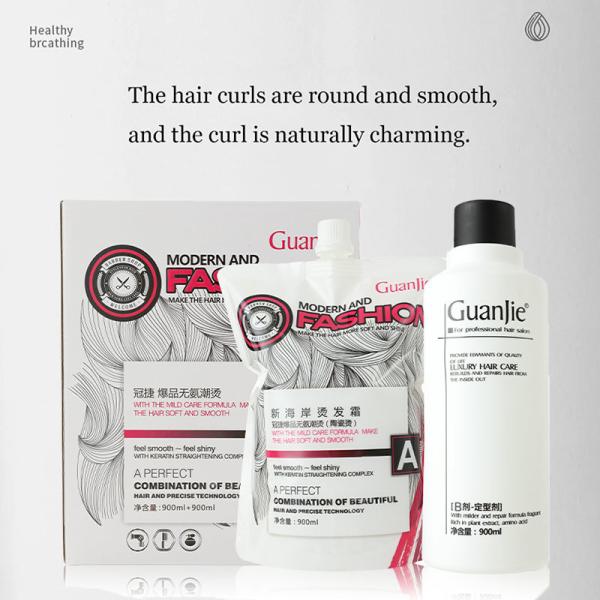 Organic Digital Permanent Wave Curl Solution for Resistant Hair Hair Perm Lotion