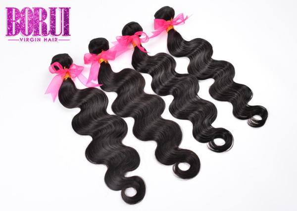 A cutícula malaia cambojana do cabelo humano alinhou estoque do cabelo de 10A 12Ao grande