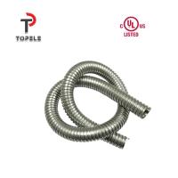 Condução flexível de aço galvanizado de prata 3/8