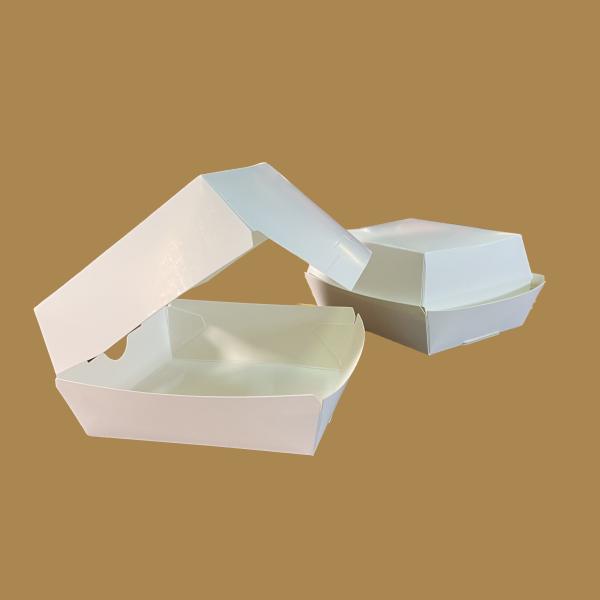 Goods in Stock Wholesale Foldable Cheap Customized Logo Food Takeaway Hamburger Full Printing Packing Box Packaging Food