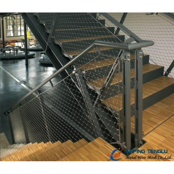 Stainless Steel Cable Knotted Mesh With AISI304, 304l, 316, 316l Cable