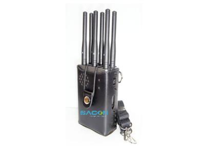 6 Antenas Alta Potência 3G 4G Jammer de sinal WiFi GPS Jammer de sinal Até 20m