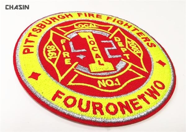 Factory Price Custom Design Embroidery Patches Iron On Embroidered Badges For Hat And Clothing