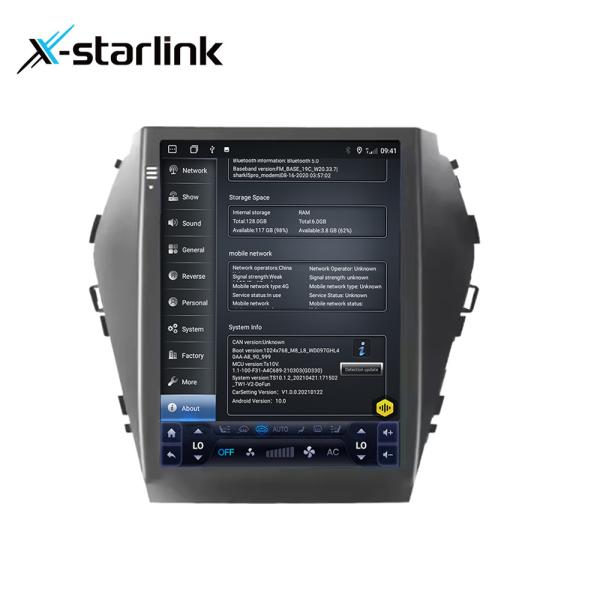 Carplay GPS Android Auto Multimedia 128GB 9.7" Для Hyundai IX45 2015-2017 года