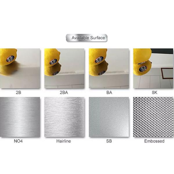 Customized Stainless Steel 4x8 Sheets ASTM JIS 316 SS Plate 201 430 304