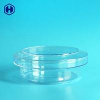 Cartuchos plásticos redondos da boca larga plástica transparente do frasco da prova do escape