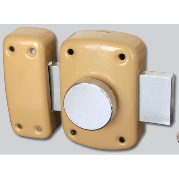 Oem European Style Rim Door Lock Household Door Access Antique Brass Rim Lock