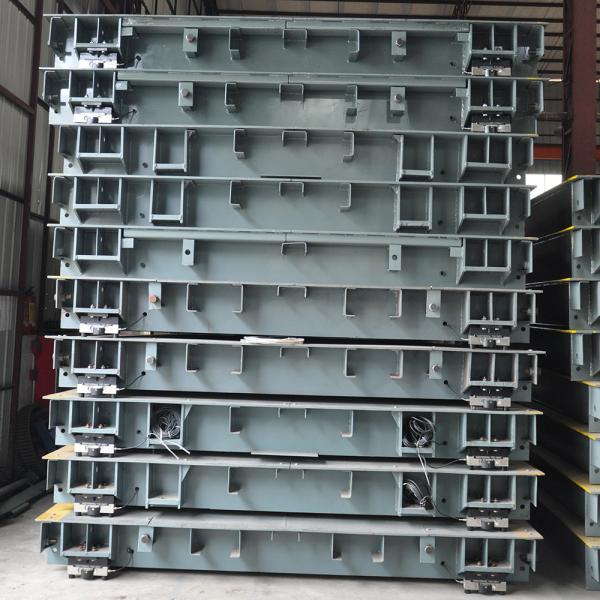 U Beam Structure Steel Truck Load Scales LED Display 150% Overload 10~150 Ton