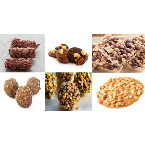 Le chocolat de gâteau d'acier inoxydable arrose le sel et Sugar Sprinkling Machine