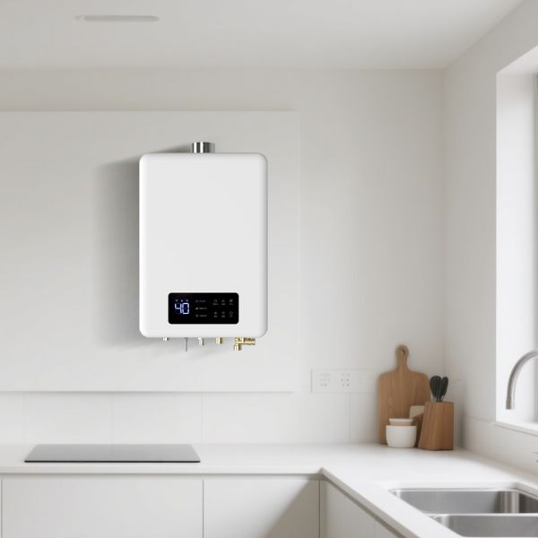 Stainless Steel Housing Home Gas Water Heater Energy Efficient Durable Construction