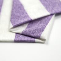 Ligeiro e suave Confortável Boa textura Tecido de material listrado Para camiseta