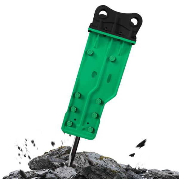 Boîte de construction type disjoncteur hydraulique broyeur à rouleaux marteau de roche pour excavateur 23 tonnes