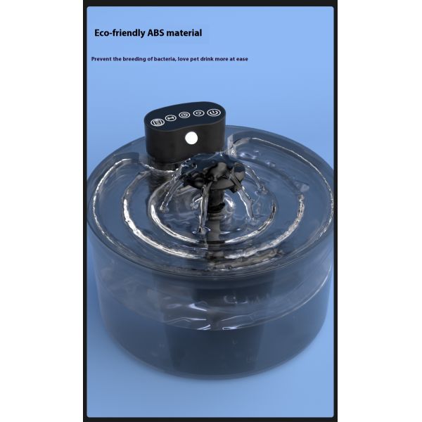 Automatic Wireless Charge Induction Intelligent Pet Water Dispenser Eco-Friendly Waterproof IPX7 Portable Bottle Cat Dog Feeder