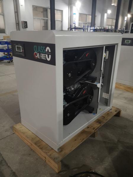 3.7 KW 5bar 8bar double scroll air compressor for European market with safety equipment