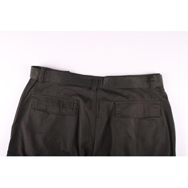 Men Belted Cargo Shorts Summer Sport Casual Pants Multi Pocket
