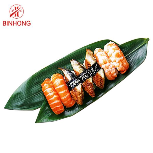 Eco Friendly 8cm Bamboo Plant Leaves For Catering