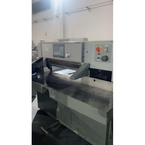 極紙切断機 920mm ギロチン 機械 自動 コンピュータ プログラミング