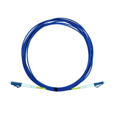 LSZH Armored Fiber Patch Cord LC UPC To LC UPC Single Mode Simplex Fiber Optic 1310nm
