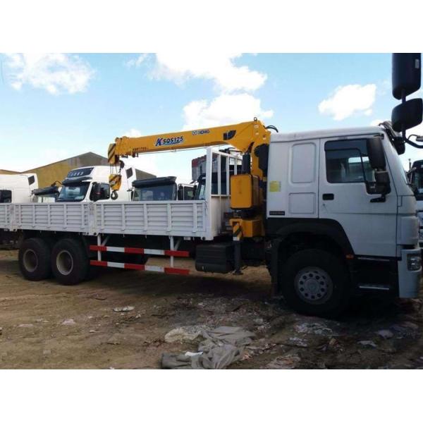 Hitch Mounted Pickup Truck Mobile Boom Crane Sinotruk HOWO 6x4 10 Ton
