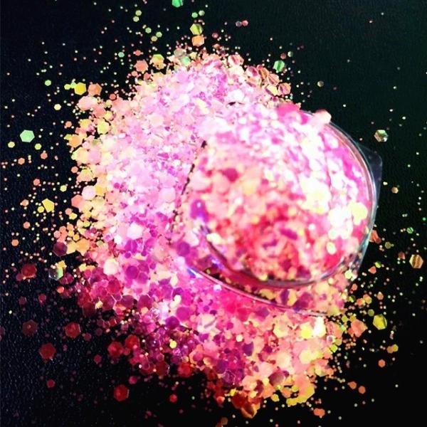 Makeup Fairy Bomb Essential Nail Art Parkly Iridescence Chunky Mix Glitter Chrome Shape Sequins in Bulk for Beauty