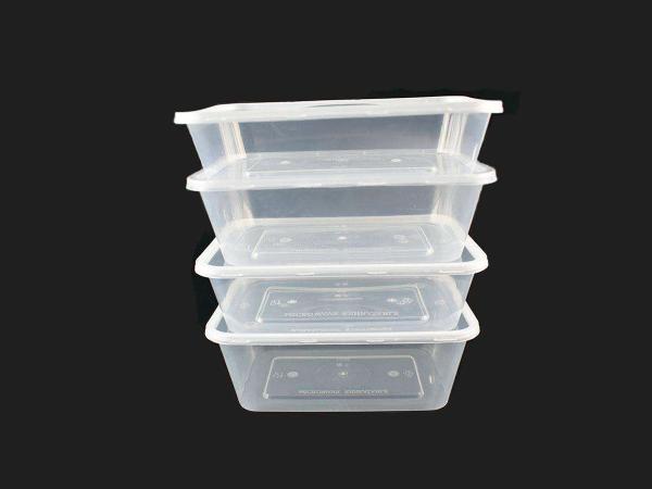envase de plástico de la categoría alimenticia 650ml que hace máquina del moldeo a presión el takeaway abierto fácil con la cadena de producción de la tapa en China