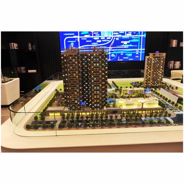 Modern Residential 1:100 Scale Model Complex Urban Model Architecture