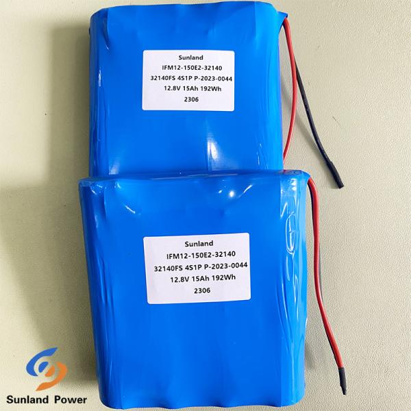 Долгий цикл жизни 15AH 12V LiFePO4 аккумулятор 32140 4S1P для взрывостойкого продукта