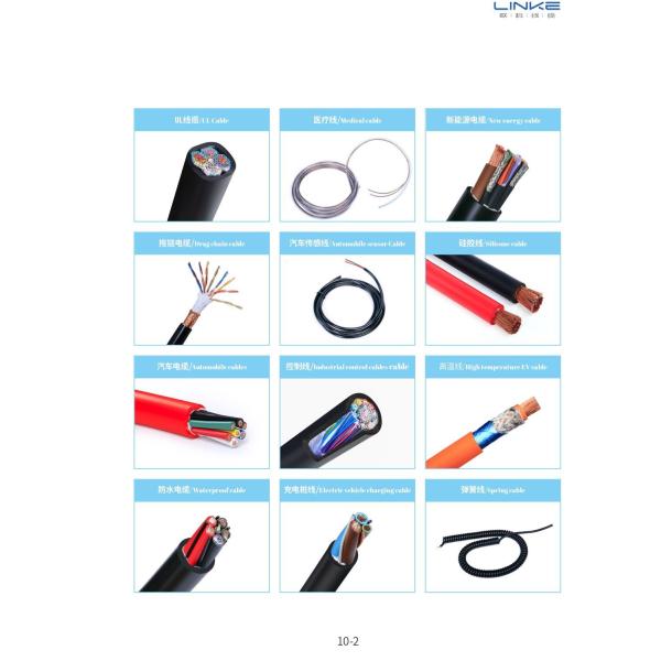 XLPE Jacket UL10369 Single Core Tinned Copper Hook-up Wire Power Cable Initial Payment