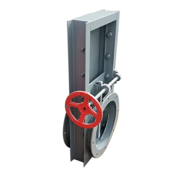 Open Closed Type Manual Knife Gate Valve Flange Cast Steel Wafer Knife Gate Valve