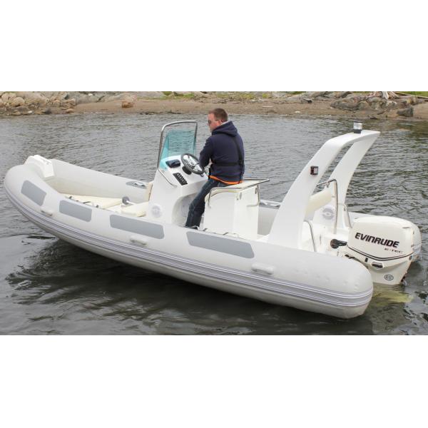 2022  rigid hull inflatable rib boat 17ft  with back cabin  rib520B