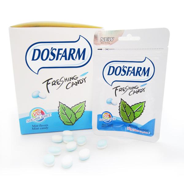 Multi-sabor portátil 12g da vitamina C Sugar Free Mints Fresh Breath da exploração agrícola de Do