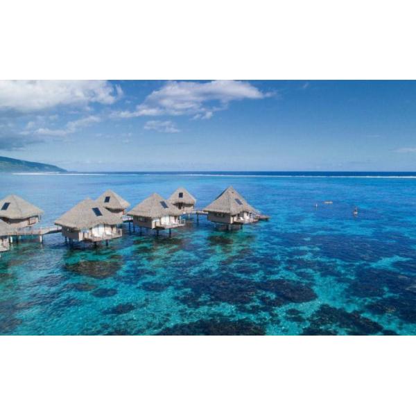 Бунгало Overwater курорта системы светлого датчика стальное обрамляя в аренду