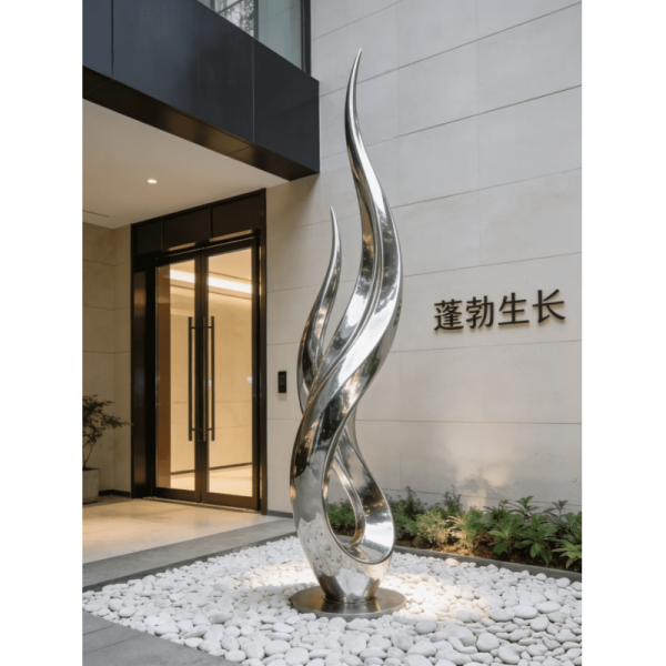 Customized Size Fiberglass Resin Sculpture with Matte / Glossy Finish for Indoor & Outdoor Decoration