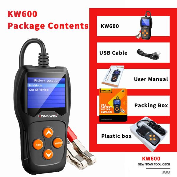 Stable Battery Load Tester Kw600 Support Read Real - Time Data 24 Months Warranty