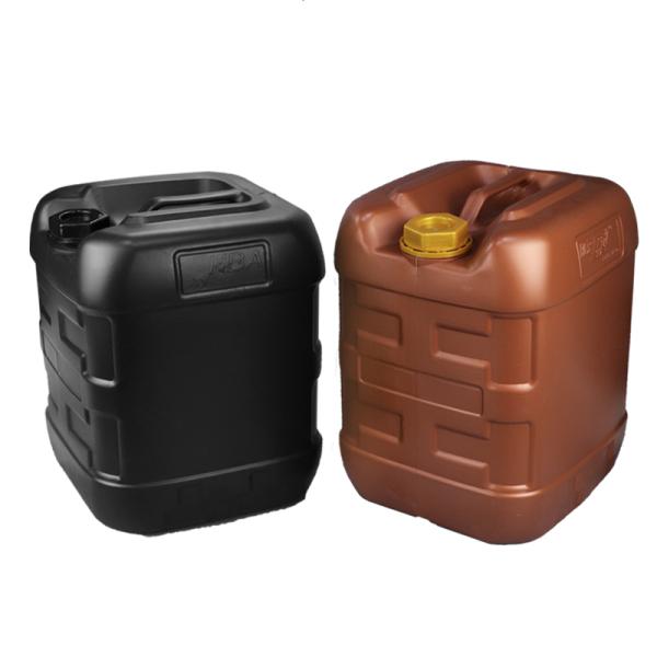 Plastic Tight Head 25L 5 Gallon Chemical Containers 63mm Rieke Opening