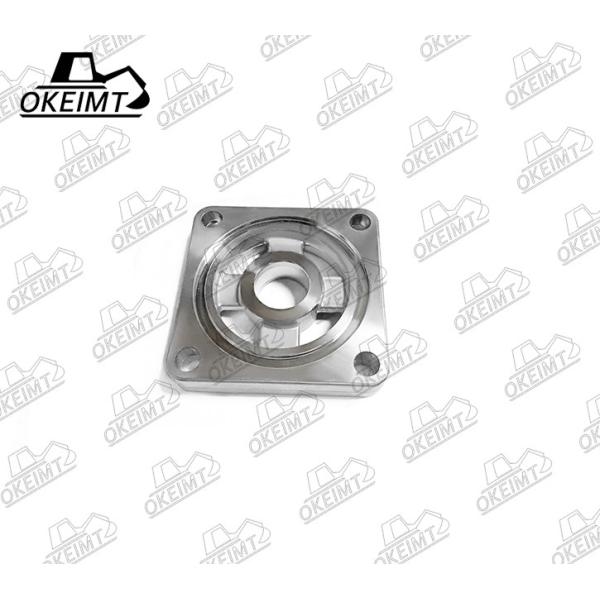 PC60-7 Oil Filter Head Square Aluminum For Excavator Engine Spare Part