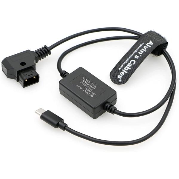 Тип PD USB c кабелей Альвин c к d выстукивает кабель обязанности силового кабеля 5V 3A/9V 2A/12V 1.5A быстрый на камера 60CM 23.6Inches