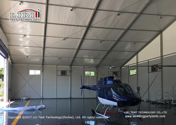30M Temporary Outdoor  Aircraft Airplane Hangar Tent with Hard Wall