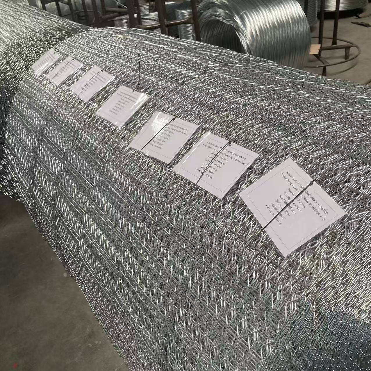 2.4mm Wire Diameter Galvanized Pipeline Reinforced Mesh for Subsea Gas Pipeline