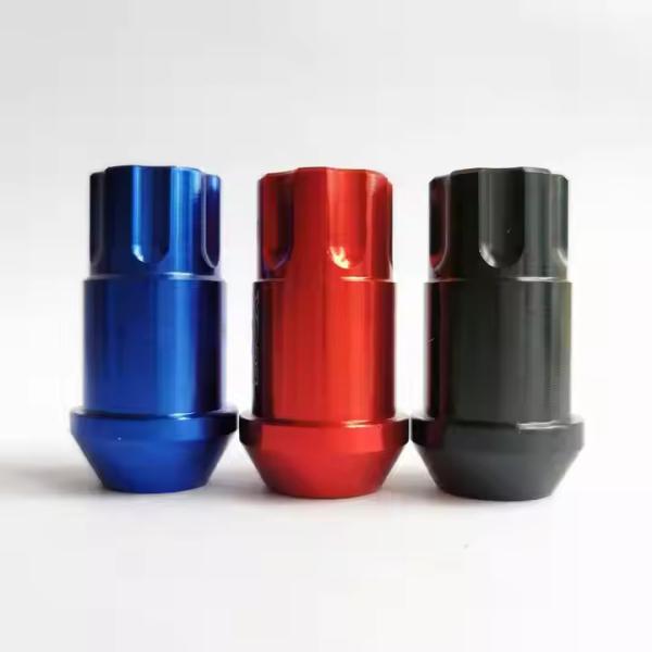 Noix de roue légères M12 en aluminium pour la modification des voitures