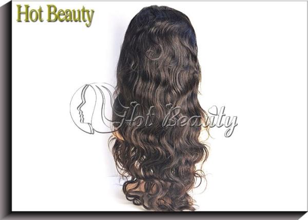 Long 100% Remy Wavy Human Hair Full Lace Wigs 12 Inch - 28 Inch Length