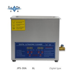 Model JPS 30A 180W 6 Liter Low Noise Ultrasonic Cleaning Equipment Stainless Steel Liner For Commercial Workshop Use