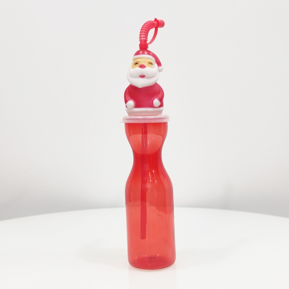 ODM Christmas Decoration Plastic Beverage Bottles Snowman AZO Free 17oz