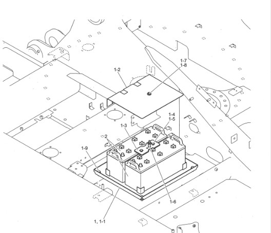 Электрические части экскаватора батареи YN72S00017F1 для SK330-8 SK350LC-8
