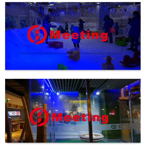 Meeting 3KW Real Snow Making Machine For Large Indoor Resort 15KG/H Falling Snow Capacity , Real Snow Drift