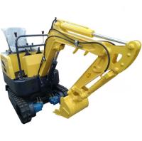 Máquinas escavadoras pequenas de 0,8 toneladas da mini máquina escavadora do construtor de estrada do escavador mini com martelo hidráulico